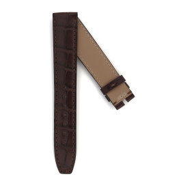 Bracelet de montre Tag Heuer CS3140 Peau de crocodile Brun